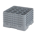 Cambro 16S1058151 - Glass Rack, with (5) extenders, 19-3/4