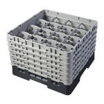 Cambro 16S1114110 - Glass Rack, with (6) extenders, 19-3/4