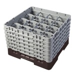 Cambro 16S1114167 - Glass Rack, with (6) extenders, 19-3/4