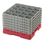 Cambro 16S1214163 - Glass Rack, with (6) extenders, 19-3/4