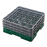 Cambro 16S638119 - Glass Rack, with (3) extenders, 19-3/4
