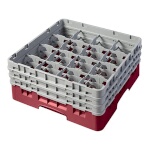 Cambro 16S638416 - Glass Rack, with (3) extenders, 19-3/4