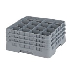 Cambro 16S738151 - Glass Rack, with (3) extenders, 19-3/4