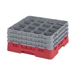 Cambro 16S738163 - Glass Rack, with (3) extenders, 19-3/4