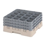 Cambro 16S738184 - Glass Rack, with (3) extenders, 19-3/4