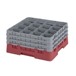 Cambro 16S738416 - Glass Rack, with (3) extenders, 19-3/4