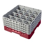 Cambro 16S800416 - Glass Rack, with (4) extenders, 19-3/4