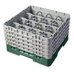 Cambro 16S958119 - Glass Rack, with (5) extenders, 19-3/4