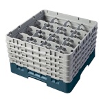 Cambro 16S958414 - Glass Rack, with (5) extenders, 19-3/4
