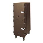 Cambro 1826DBCSP131 - Camcart, with lock, double cavity, 33-1/4