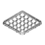 Cambro 20E2151 - Half Drop Extender, (20) compartments, 19