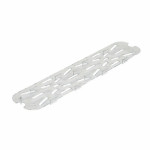 Cambro 20LPCWD135 - Camwear Drain Shelf, 1/2 size long, polycarbonate, clear, (Case of 6)