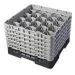 Cambro 20S1114110 - Glass Rack, with (6) extenders, 19-3/4