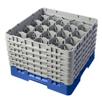Cambro 20S1114168 - Glass Rack, with (6) extenders, 19-3/4