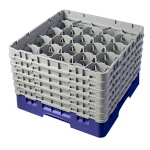 Cambro 20S1114186 - Glass Rack, with (6) extenders, 19-3/4
