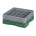 Cambro 20S434119 - Glass Rack, with (2) extenders, 19-3/4
