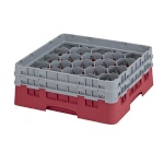 Cambro 20S434416 - Glass Rack, with (2) extenders, 19-3/4