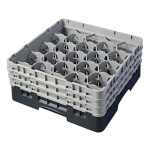 Cambro 20S638110 - Glass Rack, with (3) extenders, 19-3/4