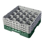 Cambro 20S638119 - Glass Rack, with (3) extenders, 19-3/4