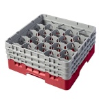 Cambro 20S638163 - Glass Rack, with (3) extenders, 19-3/4
