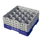 Cambro 20S638186 - Glass Rack, with (3) extenders, 19-3/4
