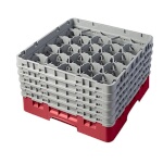 Cambro 20S958163 - Glass Rack, with (5) extenders, 19-3/4