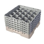 Cambro 20S958184 - Glass Rack, with (5) extenders, 19-3/4