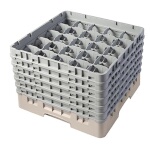 Cambro 25S1114184 - Glass Rack, with (6) extenders, 19-3/4