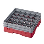 Cambro 25S434163 - Glass Rack, with (2) extenders, 19-3/4