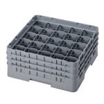 Cambro 25S638151 - Glass Rack, with (3) extenders, 19-3/4
