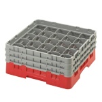 Cambro 25S638163 - Glass Rack, with (3) extenders, 19-3/4