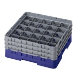 Cambro 25S638186 - Glass Rack, with (3) extenders, 19-3/4