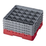 Cambro 25S800163 - Glass Rack, with (4) extenders, 19-3/4