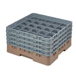 Cambro 25S800184 - Glass Rack, with (4) extenders, 19-3/4
