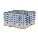 Cambro 25S900184 - Glass Rack, with (4) extenders, 19-3/4