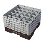 Cambro 25S958167 - Glass Rack, with (5) extenders, 19-3/4