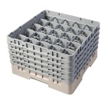 Cambro 25S958184 - Glass Rack, with (5) extenders, 19-3/4