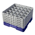 Cambro 25S958186 - Glass Rack, with (5) extenders, 19-3/4