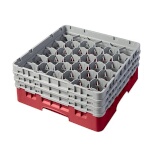 Cambro 30S638163 - Glass Rack, with (3) extenders, 19-3/4