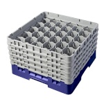 Cambro 30S958186 - Glass Rack, with (5) extenders, 19-3/4