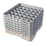 Cambro 36S1114184 - Glass Rack, with (6) extenders, 19-3/4