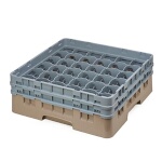 Cambro 36S434184 - Glass Rack, with (2) extenders, 19-3/4