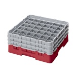 Cambro 36S638163 - Glass Rack, with (3) extenders, 19-3/4