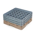 Cambro 36S638184 - Glass Rack, with (3) extenders, 19-3/4