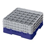 Cambro 36S638186 - Glass Rack, with (3) extenders, 19-3/4