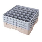 Cambro 36S738184 - Glass Rack, with (3) extenders, 19-3/4