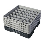 Cambro 36S800110 - Glass Rack, with (4) extenders, 19-3/4