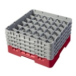 Cambro 36S800163 - Glass Rack, with (4) extenders, 19-3/4