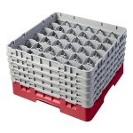 Cambro 36S958163 - Glass Rack, with (5) extenders, 19-3/4