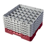 Cambro 36S958416 - Glass Rack, with (5) extenders, 19-3/4